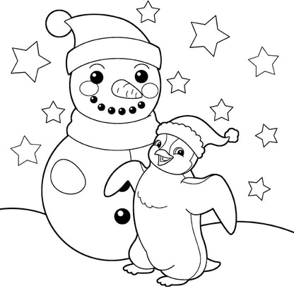 Natale libro da colorare per bambini