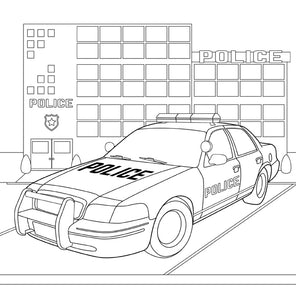 Coches y camiones libro de colorear para niños