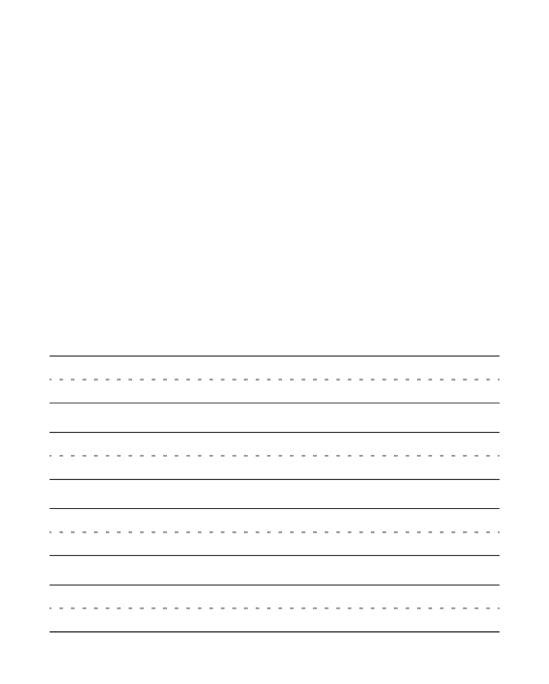 Primary Composition Notebook: Kawaii Unicorn Donut