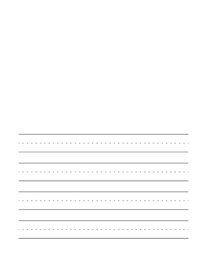 Primary Composition Notebook: Kawaii Unicorn Donut