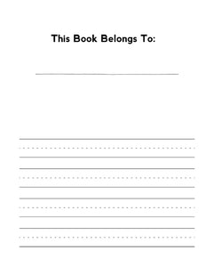 Primary Composition Notebook: Beautiful Unicorn
