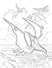 Load image into Gallery viewer, Dinosaure livre de coloriage
