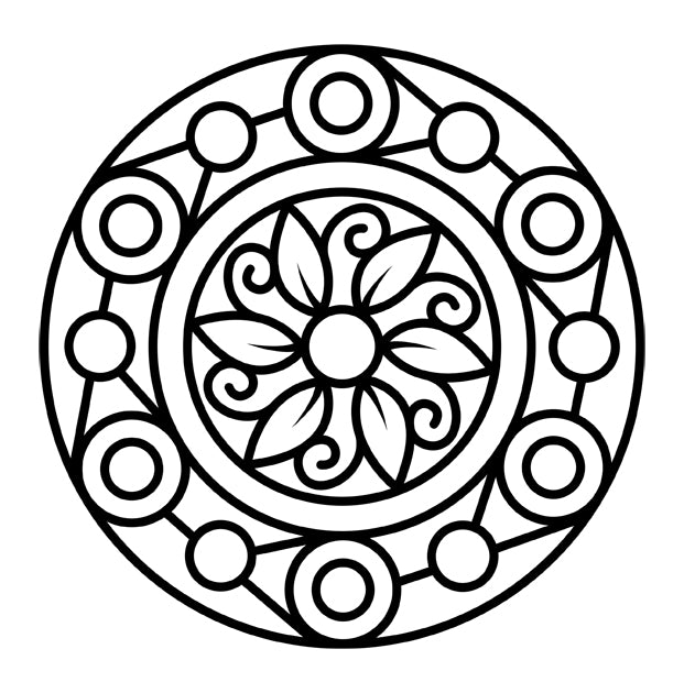 Mindful Mandalas kleurboek voor kinderen