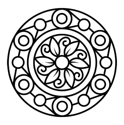 Mindful Mandalas kleurboek voor kinderen