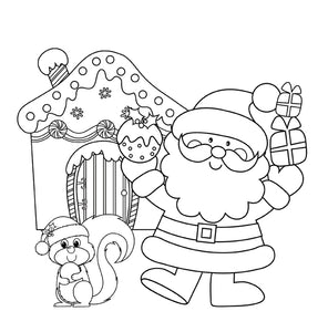 Coloriage de Noël pour les tout-petits
