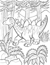 Load image into Gallery viewer, Dinosaure livre de coloriage
