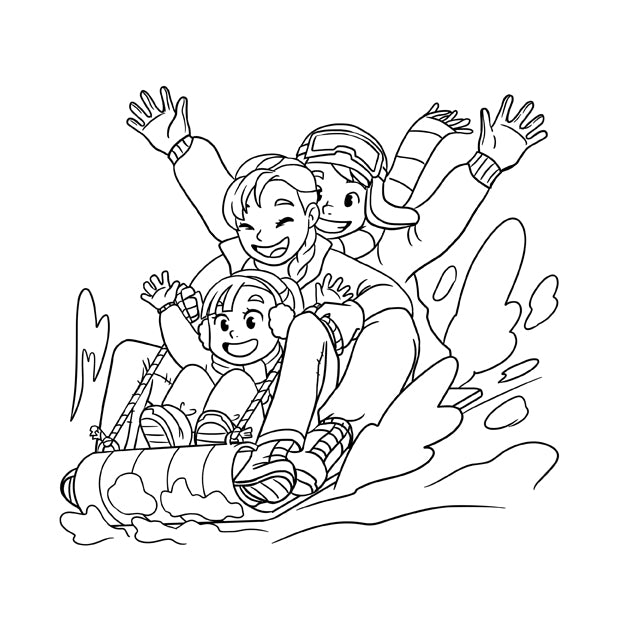 Livre de coloriage de Noël pour les enfants (Couverture à spirales)