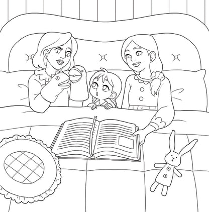 Libro da colorare per bambini LGBTQ