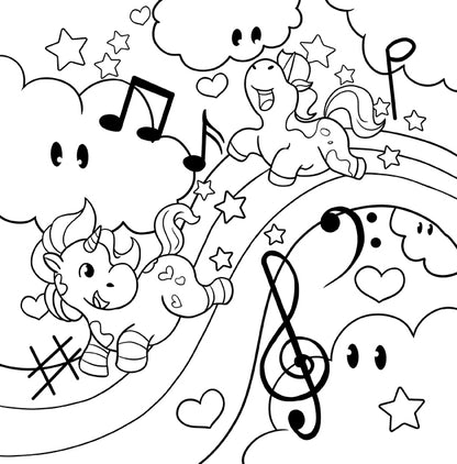 Licorne livre de coloriage
