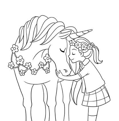 Licorne livre de coloriage