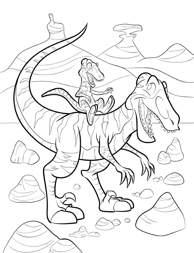 Dinosaure livre de coloriage