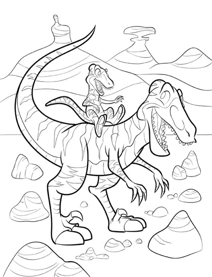 Dinosaure livre de coloriage